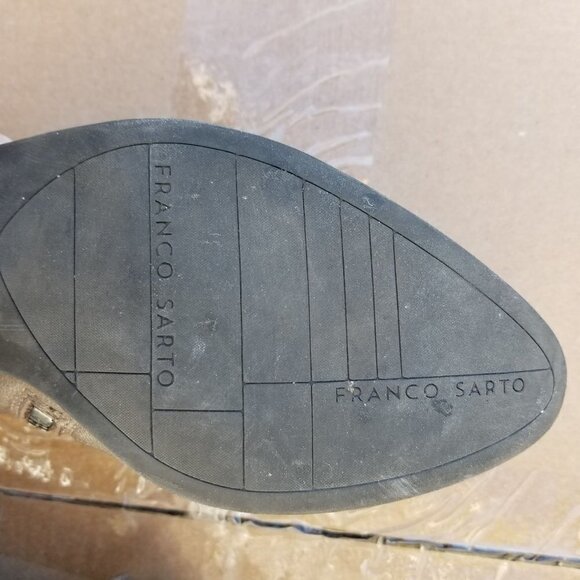 Franco Sarto Kristof Ankle Zip Up Leather Booties - Picture 7 of 9